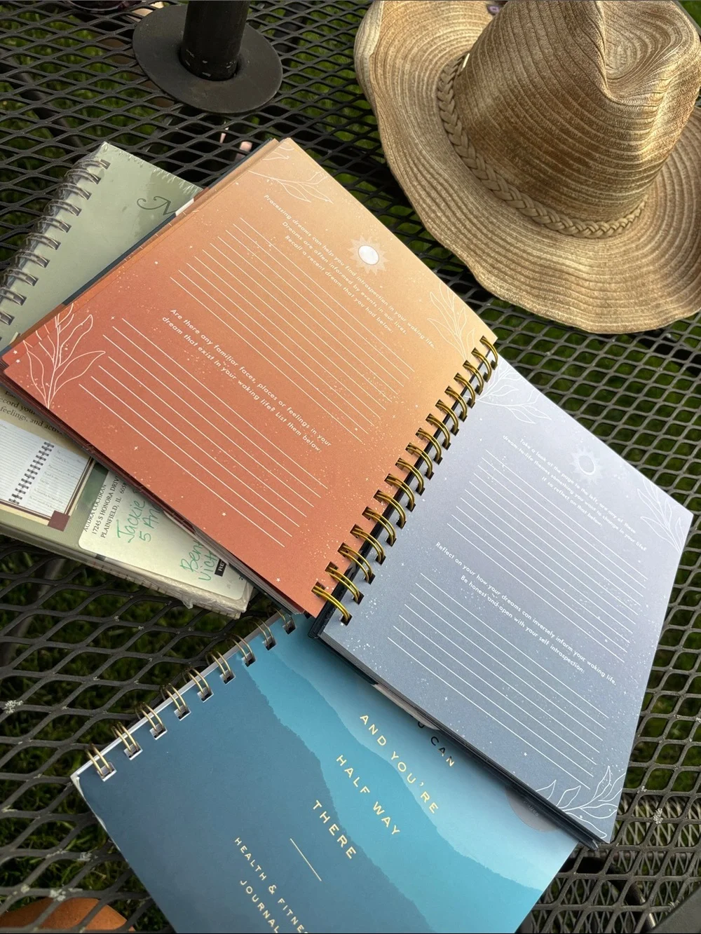 Health & Fitness Dreamer Daily Celestial God SendsAngel Spiral Journals 4pc Set